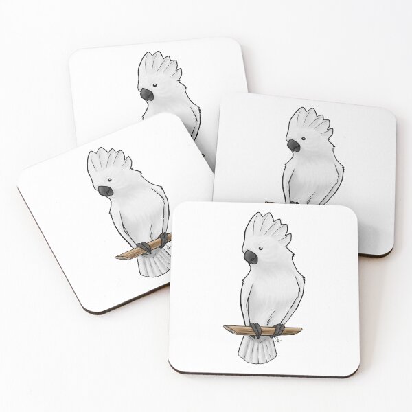 Item preview, Umbrella Cockatoo Crest Up designed and sold by Jennifer Stolzer.