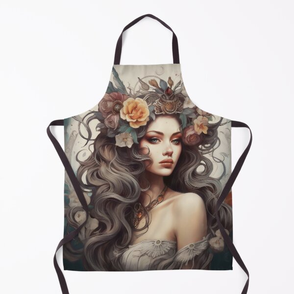 Item preview, Enigmatic Muse of the Midnight Garden designed and sold by oanaunciuleanu.
