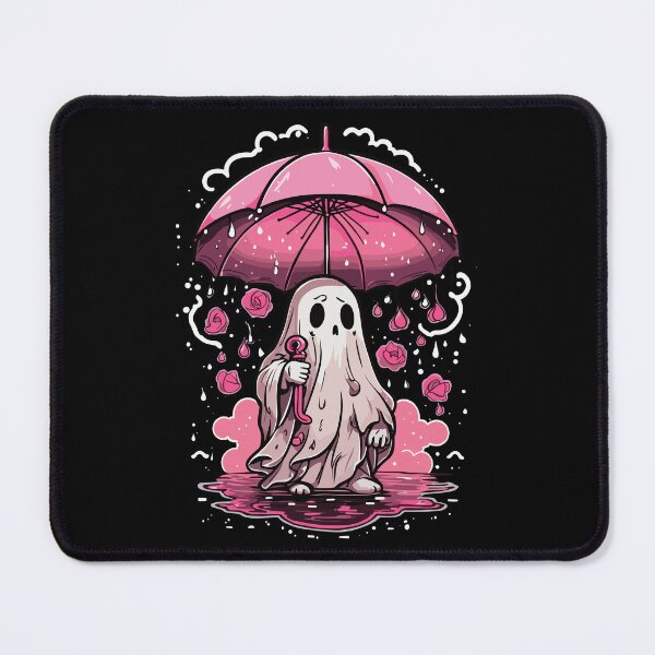 Item preview, A cute ghost holding pink umbrella designed and sold by Falcon  X.
