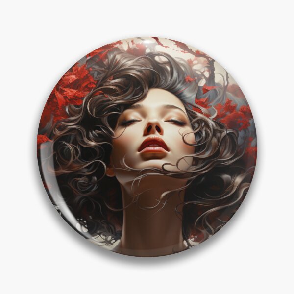 Item preview, digital art face girl sexy hair temptation attractive designed and sold by UILOVE.