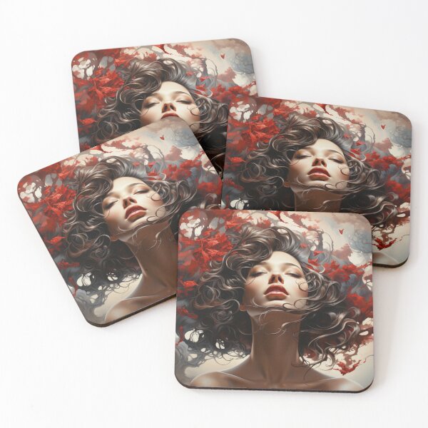 Item preview, digital art face girl sexy hair temptation attractive designed and sold by UILOVE.