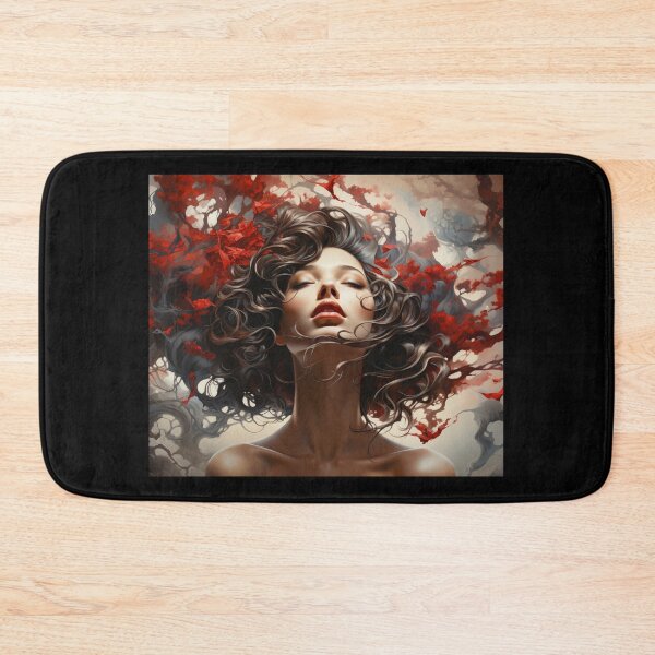 Item preview, digital art face girl sexy hair temptation attractive designed and sold by UILOVE.