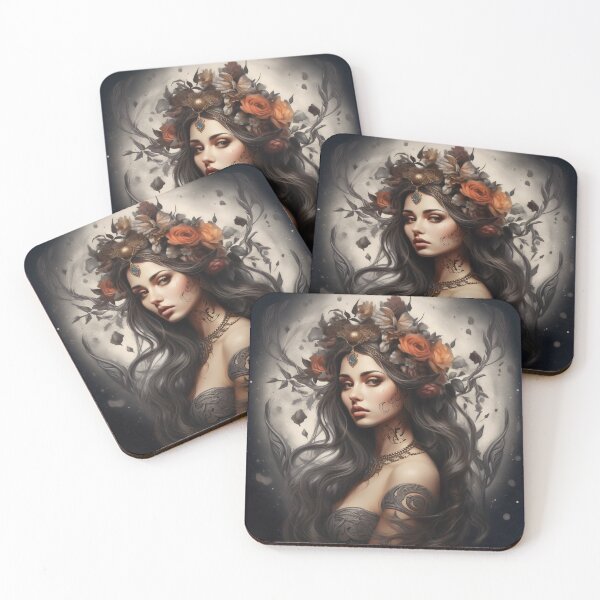 Item preview, Enigmatic Muse of the Midnight Garden designed and sold by oanaunciuleanu.