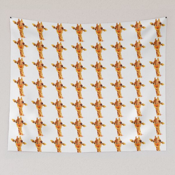 Item preview, GiRaFFe Zoo ANiMaL PRiNTS ' ToMMY ' GiRaFFe GiFTS BY SHiRLeY MaCARTHuR designed and sold by Shirley MacArthur Art.