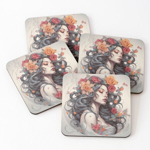 Item preview, Enigmatic Muse of the Midnight Garden designed and sold by oanaunciuleanu.