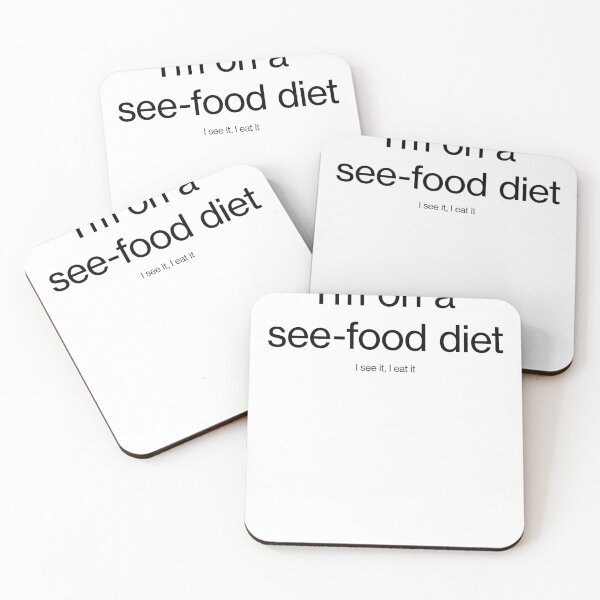 Item preview, See-Food Diet - Funny Christmas designed and sold by CottonGarb.
