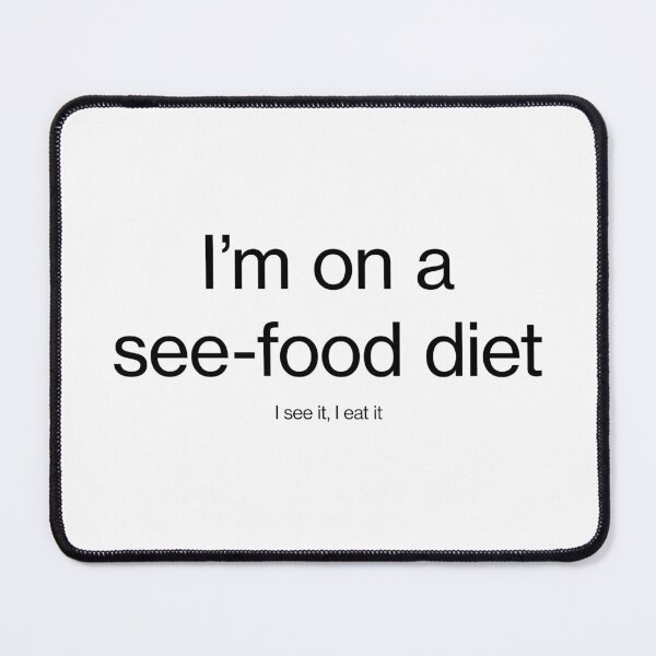 Item preview, See-Food Diet - Funny Christmas designed and sold by CottonGarb.