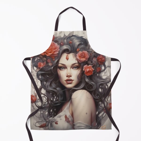 Item preview, Enigmatic Muse of the Midnight Garden designed and sold by oanaunciuleanu.