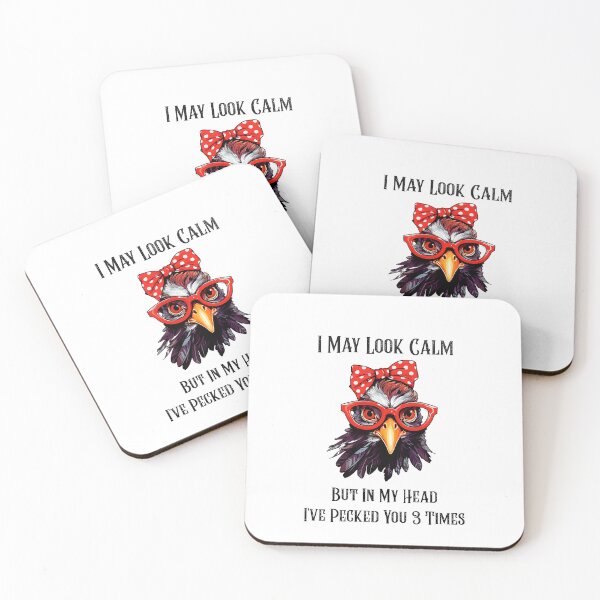 Item preview, I May Look Calm, But In My Head I've Pecked You 3 Times designed and sold by FamilyGiftWear.