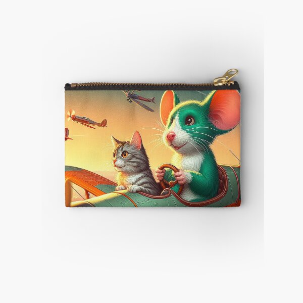 Item preview, The Green Mouse Takes Flight: A High-Flying Adventure with a Co-Pilot Cat! designed and sold by autrouvetout.