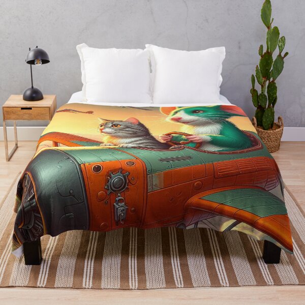 Item preview, The Green Mouse Takes Flight: A High-Flying Adventure with a Co-Pilot Cat! designed and sold by autrouvetout.