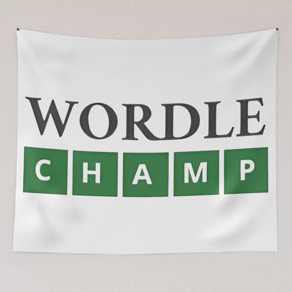 Item preview, Wordle Champ designed and sold by AbominationShop.