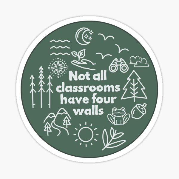 Item preview, Not all classrooms have four walls (Green)  designed and sold by gracegillum.