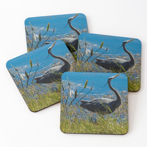 Item preview, Posing Great Blue Heron designed and sold by ValeriesGallery.