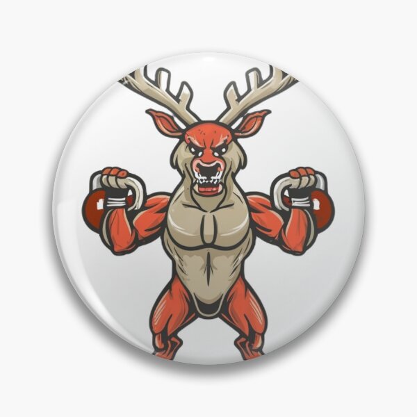 Item preview, Reindeer with kettlebells designed and sold by MajkiWr.
