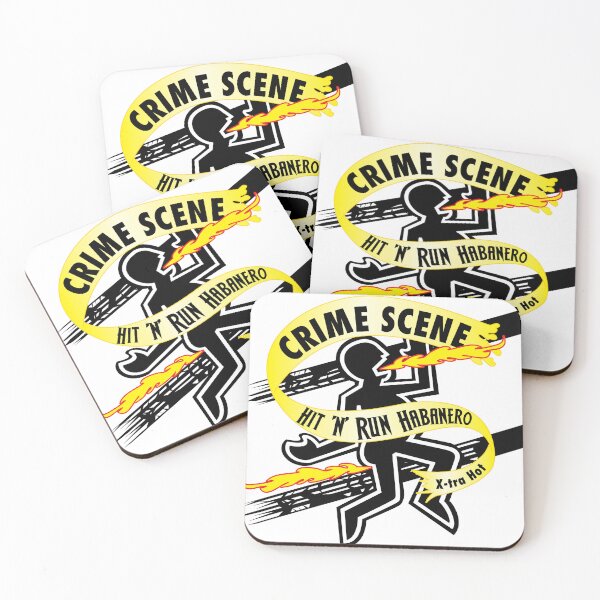 Item preview, Crime Scene Hot Sauce designed and sold by hideedoodle.