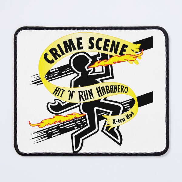 Item preview, Crime Scene Hot Sauce designed and sold by hideedoodle.