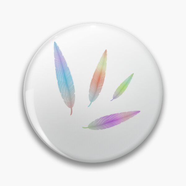 Item preview, Rainbow feathers designed and sold by hvasilevshop.