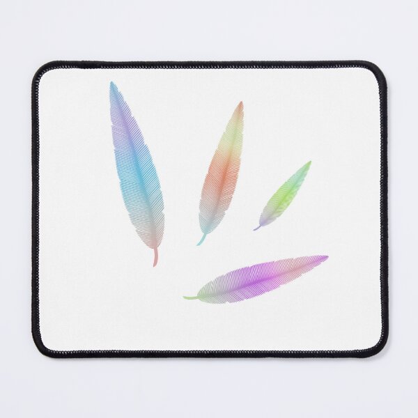 Item preview, Rainbow feathers designed and sold by hvasilevshop.