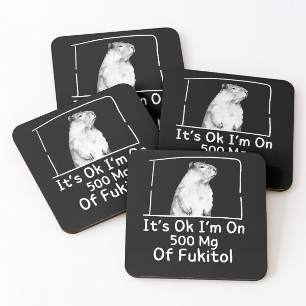 Item preview, Funny Cute  Capybara It’s Ok I’m On 500 Mg Of Fukitol designed and sold by love3617.