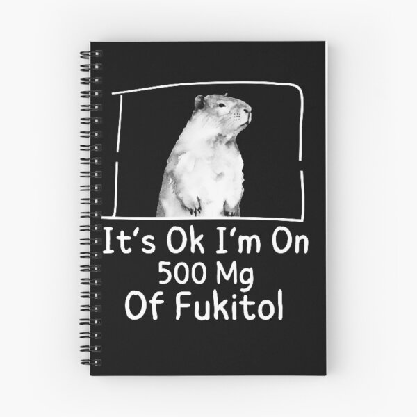 Item preview, Funny Cute  Capybara It’s Ok I’m On 500 Mg Of Fukitol designed and sold by love3617.