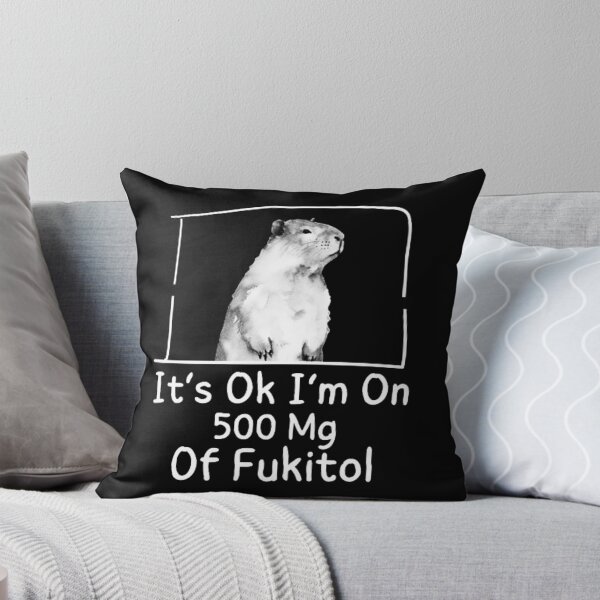 Item preview, Funny Cute  Capybara It’s Ok I’m On 500 Mg Of Fukitol designed and sold by love3617.