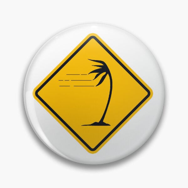 Item preview, Patagonia High Wind Caution Sign designed and sold by stuch.