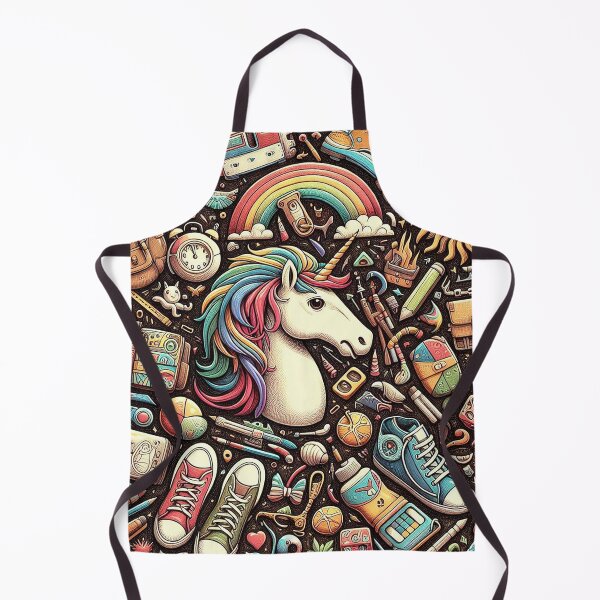 Item preview, Mystical Abstraction: The Ethereal Elegance of the Abstract Unicorn designed and sold by autrouvetout.