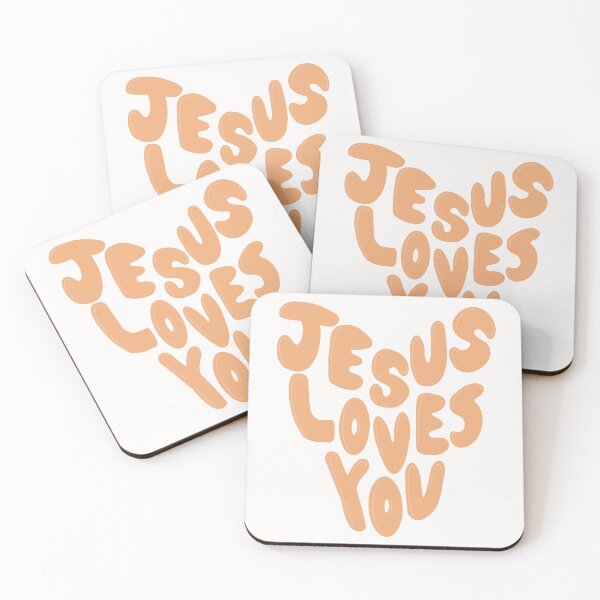 Item preview, Jesus Loves You Orange Heart designed and sold by coastal collective.
