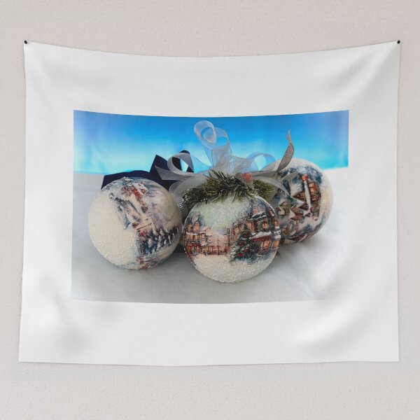 Item preview, Christmas scenes bulbs designed and sold by Harv Churchill.