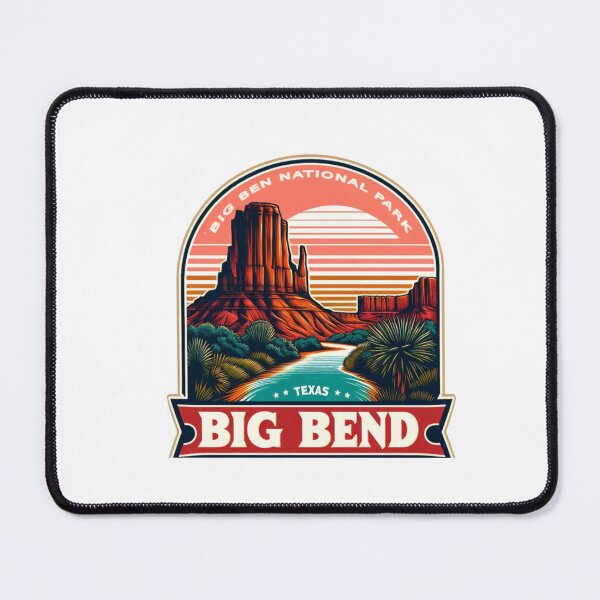 Item preview, Big Bend Texas National Park Watercolor Illustration designed and sold by PaintMeWorld.