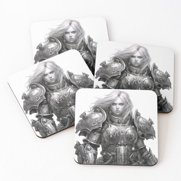 Item preview, Female space warrior designed and sold by Mark-E-Adams.