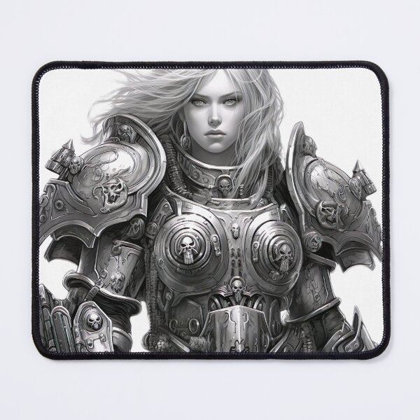 Item preview, Female space warrior designed and sold by Mark-E-Adams.