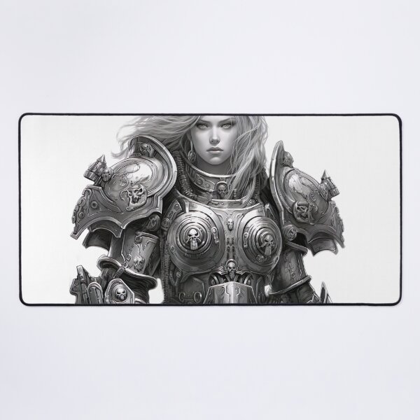 Item preview, Female space warrior designed and sold by Mark-E-Adams.