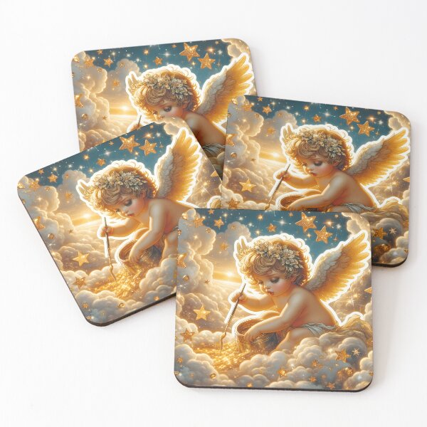 Item preview, Whimsical Wings: Painting Celestial Dreams designed and sold by AI-Only Creations.