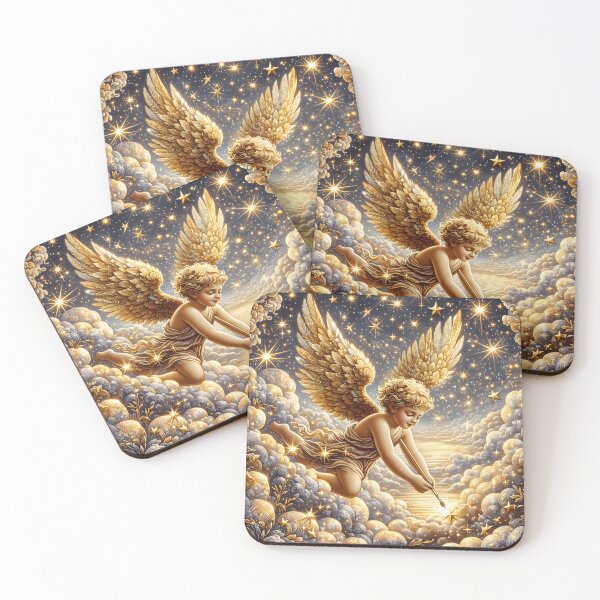 Item preview, Seraphic Splendor: A Skyborne Artistry designed and sold by AI-Only Creations.