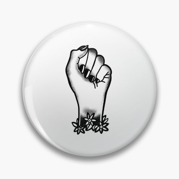 Item preview, Flash Tattoo woman fist designed and sold by jazzydevil.