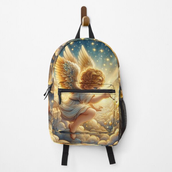 Item preview, Divine Canvases: Angelic Skies Aglow designed and sold by AI-Only Creations.