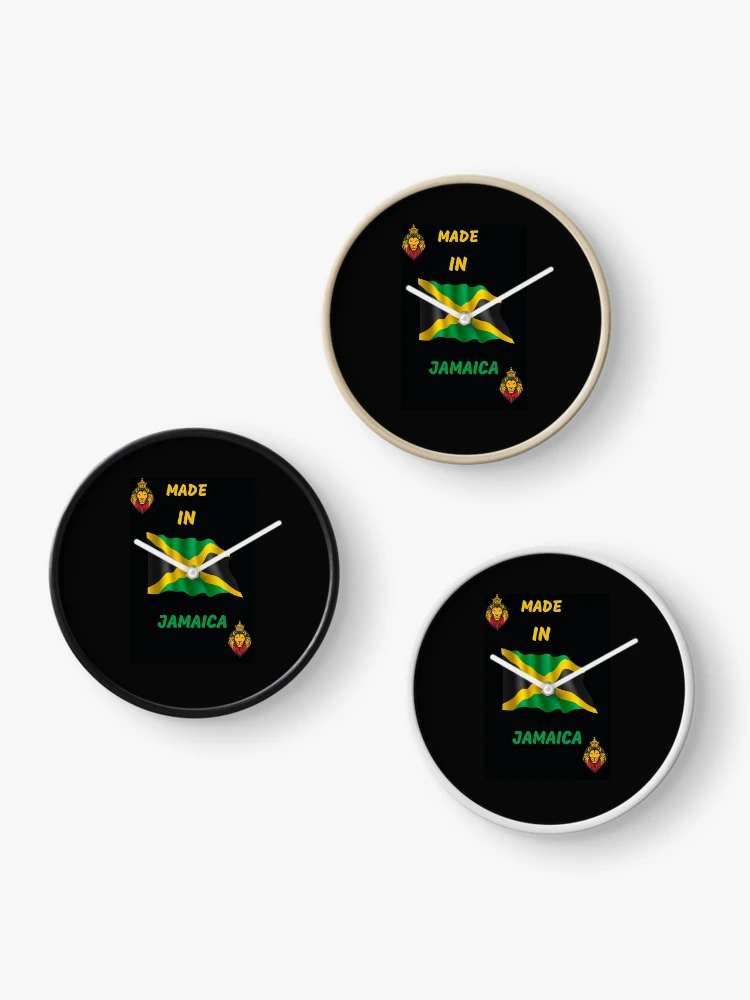 Thumbnail 3 of 4, Clock, JAMAICA MADE ME designed and sold by Rouxman72.