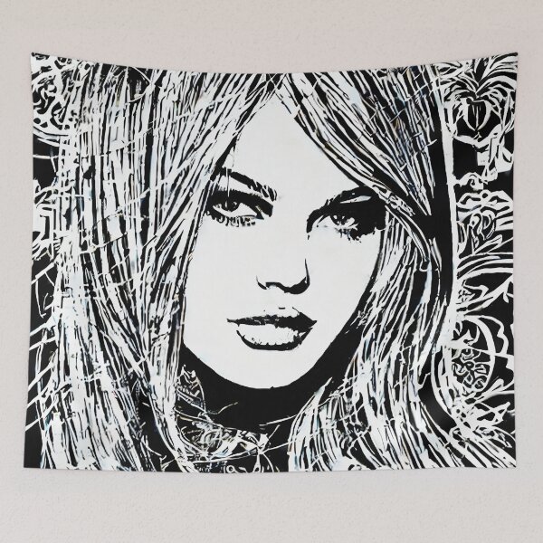 Item preview, Black and white beauty designed and sold by CiceroSpin.