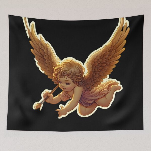 Item preview, Ethereal Murals: Angelic Starlight Symphony designed and sold by AI-Only Creations.