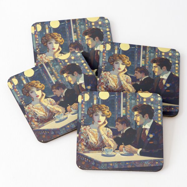 Item preview, Couple in the Cafe designed and sold by Kenneth Labuskes.