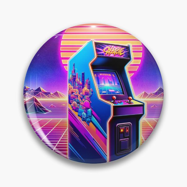 Item preview, Synthwave 80s Arcade Machine designed and sold by Zestpond.