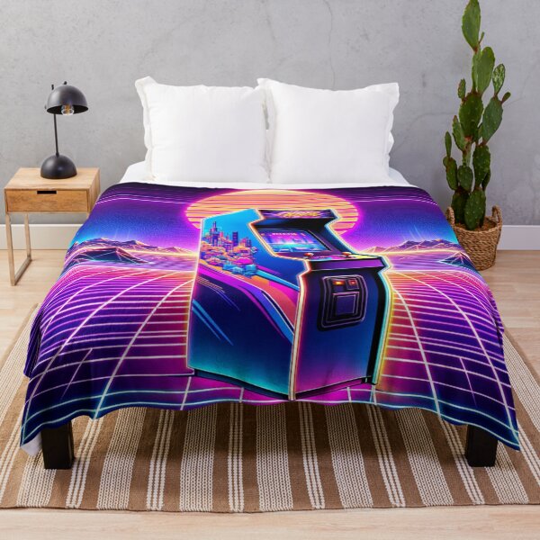 Item preview, Synthwave 80s Arcade Machine designed and sold by Zestpond.