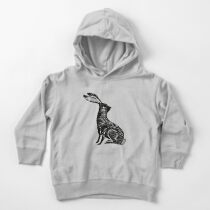 Hare Lino Print Toddler Pullover Hoodie