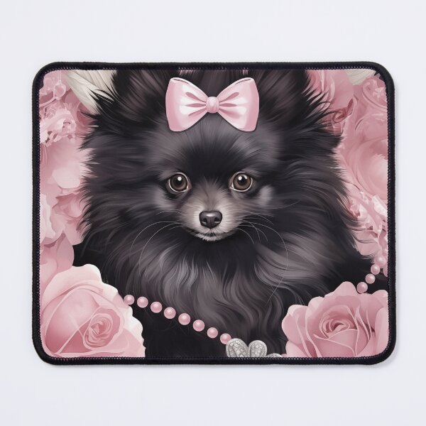 Item preview, Rosy Black Pomeranian designed and sold by Nocturne  Paws.