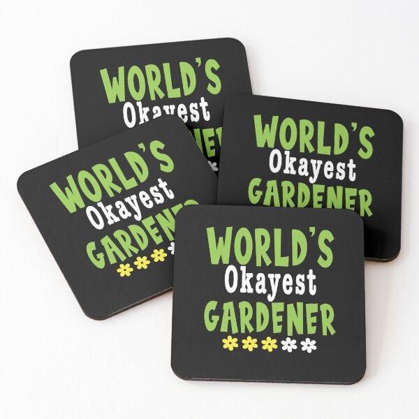 Item preview, World's Okayest Gardener, funny gift for gardener designed and sold by TaraGbear.