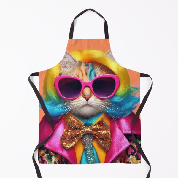 Item preview, Fashionista Rockstar Cat designed and sold by clearviewstock.