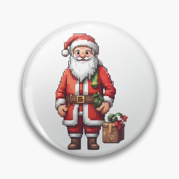 Item preview, Pixel Art Christmas Santa designed and sold by ARIUSTR.