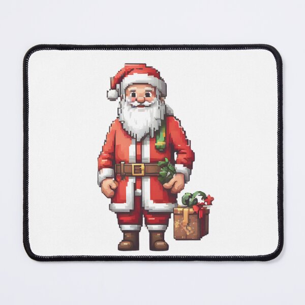 Artikelvorschau, Pixel Art Weihnachtsmann entworfen und verkauft von ARIUSTR.